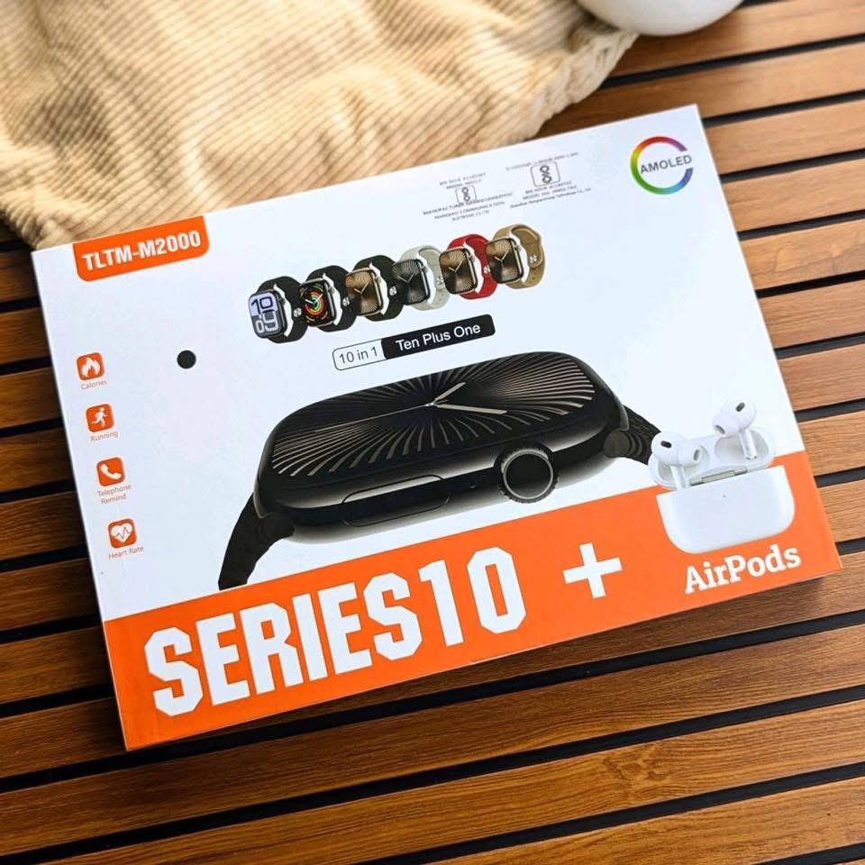 Series 10 Smartwatch with AirPods Pro